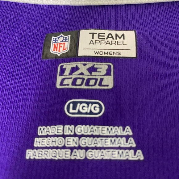 Women’s Large Minnesota Vikings TX3 Cool 1/4 Zip Pullover - Picture 6 of 15
